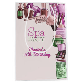Schoonheid spa verjaardagsfeestje medium cadeauzakje