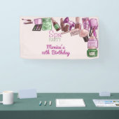 Schoonheid spa verjaardagsfeestje spandoek (Beurs)