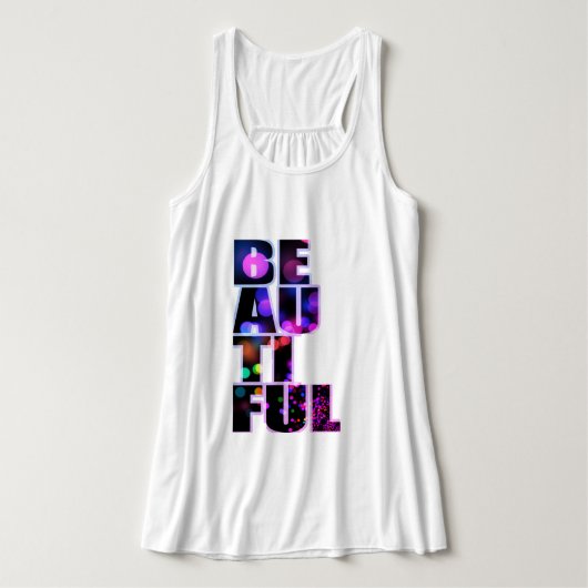 Schoonheid Tanktop (Design voorkant)