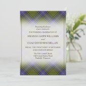 Schoonheid Tartan Clan MacMillan Jacht Plaid (Staand voorkant)