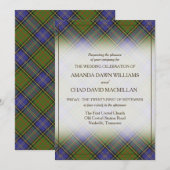 Schoonheid Tartan Clan MacMillan Jacht Plaid (Voorkant / Achterkant)