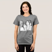 Schoonheid Tri-Blend shirt (Voorkant volledig)