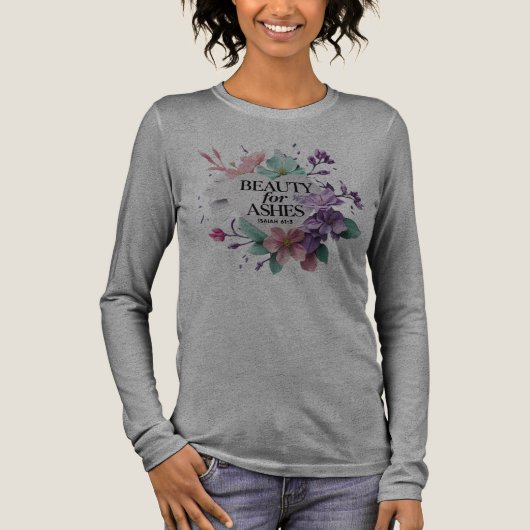 Schoonheid uit As Tri-Blend Shirt (Voorkant)