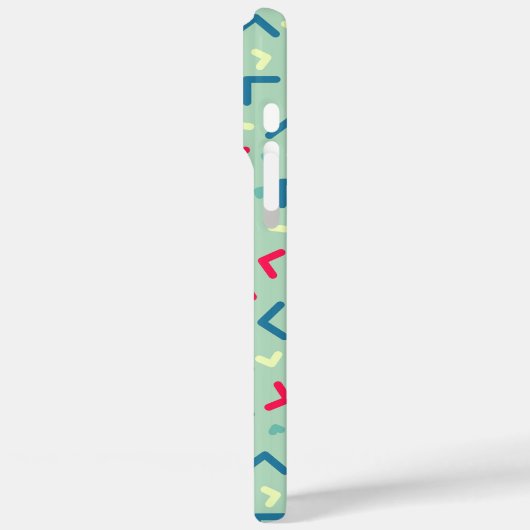 Schoonheid Vaderdag Cadeaus Memphis Print Case-Mate iPhone Case (Achterkant / Links)