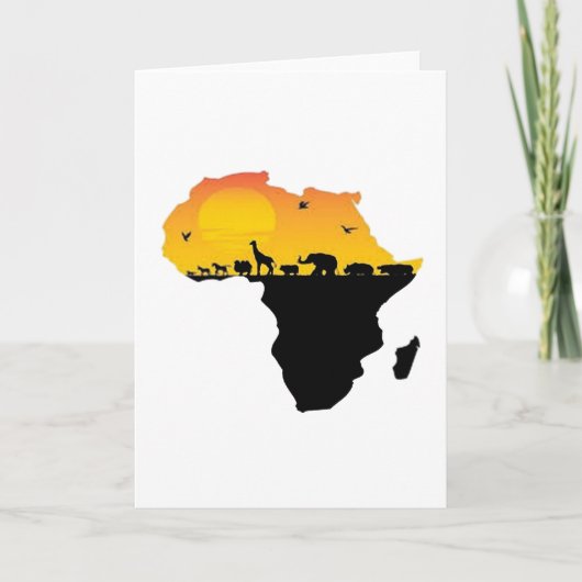 SCHOONHEID VAN AFRIKA KAART (Voorkant)