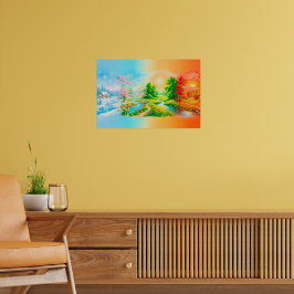 schoonheid van alle vier seizoenen poster