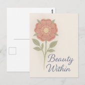 Schoonheid van Binnen — Sleutelhanger Briefkaart (Voorkant / Achterkant)