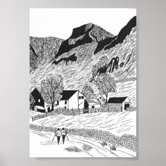 Schoonheid van Borrowdale Poster