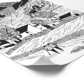 Schoonheid van Borrowdale Poster (Hoek)