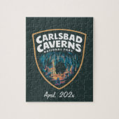 Schoonheid van Carlsbad Caverns National Park Embl Legpuzzel (Verticaal)