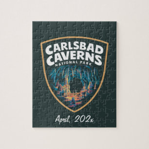 Schoonheid van Carlsbad Caverns National Park Embl Legpuzzel