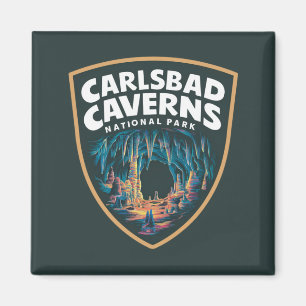 Schoonheid van Carlsbad Caverns National Park Embl Magneet