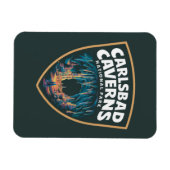 Schoonheid van Carlsbad Caverns National Park Embl Magneet (Horizontaal)