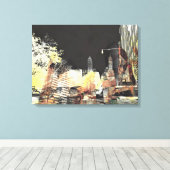 Schoonheid van chaos canvas afdruk (Insitu (Houten vloer))