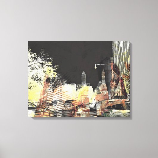 Schoonheid van chaos canvas afdruk (Voorkant)