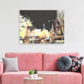 Schoonheid van chaos canvas afdruk (Insitu (Woonkamer))