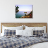 Schoonheid van Corfu, Griekenland Canvas Afdruk (Insitu (Slaapkamer))