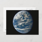 Schoonheid van de aarde vanuit de ruimte briefkaart (Voorkant / Achterkant)