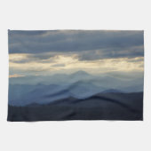 Schoonheid van de blauwe wijk theedoek (Horizontaal)