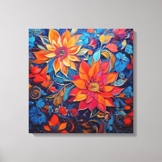 Schoonheid van de bloemen canvas afdruk (Voorkant)