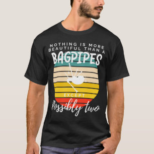 Schoonheid van de doedelzak: twee zijn beter dan é t-shirt