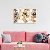 Schoonheid van de driekwart hoofdsteden canvas afdruk (Insitu (Woonkamer))