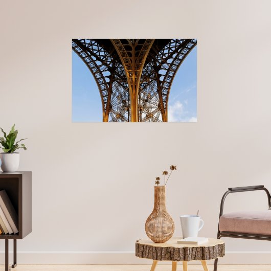 Schoonheid van de Eiffeltoren in Parijs Poster (Woonkamer 3)