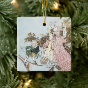 schoonheid van de fluitfles door Edmund Dulac Keramisch Ornament