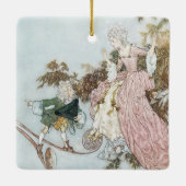  schoonheid van de fluitfles door Edmund Dulac Keramisch Ornament (Achterkant)