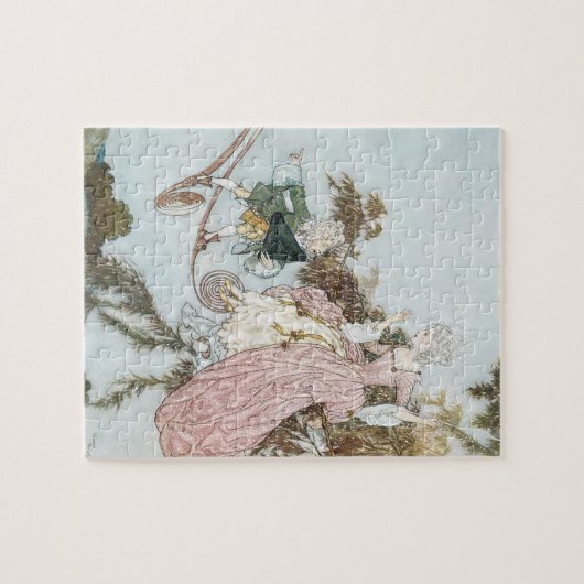 schoonheid van de fluitfles door Edmund Dulac Legpuzzel (Horizontaal)