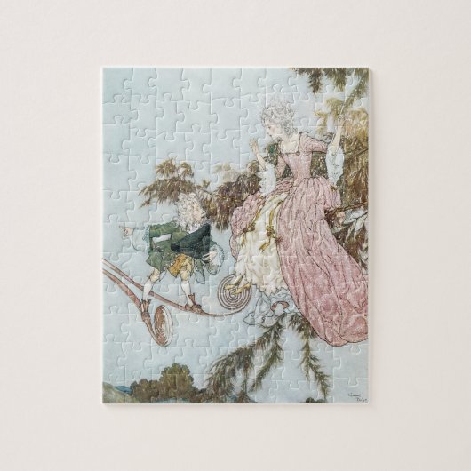  schoonheid van de fluitfles door Edmund Dulac Legpuzzel (Verticaal)