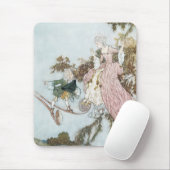  schoonheid van de fluitfles door Edmund Dulac Muismat (Met muis)