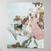  schoonheid van de fluitfles door Edmund Dulac Poster (Voorkant)