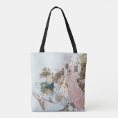  schoonheid van de fluitfles door Edmund Dulac Tote Bag (Achterkant)