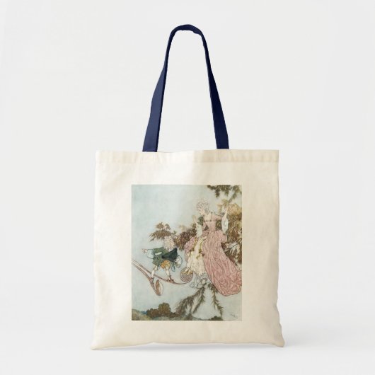  schoonheid van de fluitfles door Edmund Dulac Tote Bag (Voorkant)
