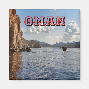 Schoonheid van de kust van Oman Magneet