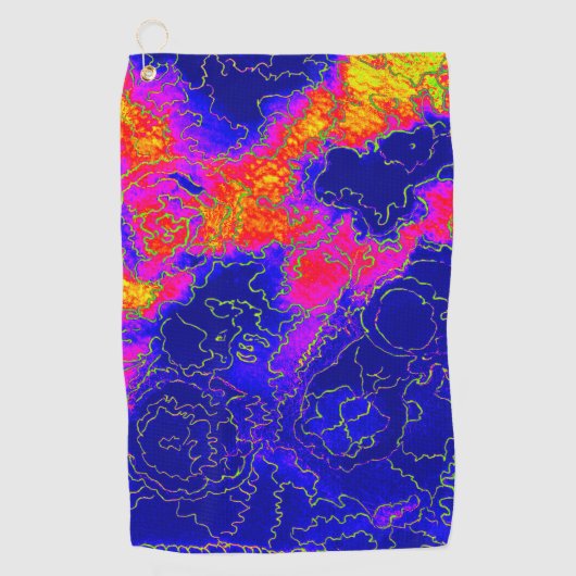 Schoonheid van de Natuur Golfhanddoek (Voorkant)