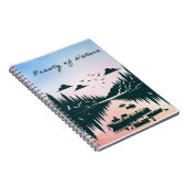 schoonheid van de natuur notitieboek (Rechterzijde)