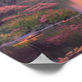 Schoonheid van de Riverside Sunset Poster (Hoek)