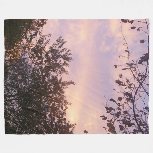 Schoonheid van de schemering fleece deken (Voorkant (Horizontaal))