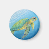 Schoonheid van de schildpad magneet (Voorkant)