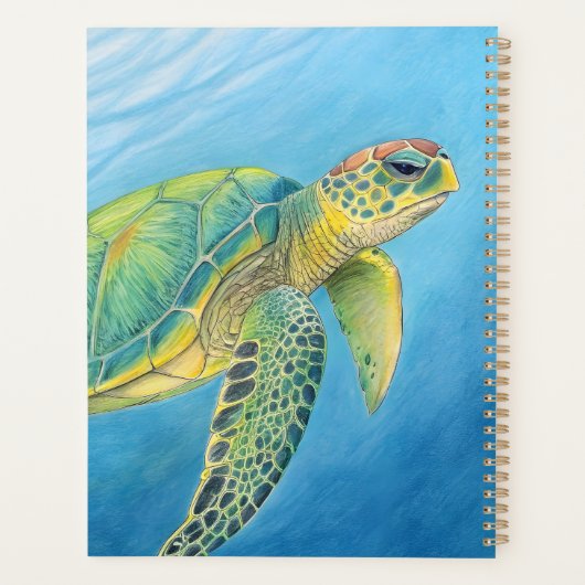 Schoonheid van de schildpad planner (Achterkant)