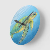 Schoonheid van de schildpad ronde klok (Hoek)