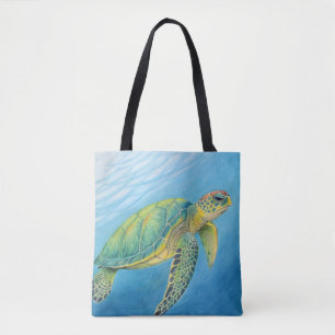 Schoonheid van de schildpad tote bag