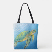 Schoonheid van de schildpad tote bag (Achterkant)