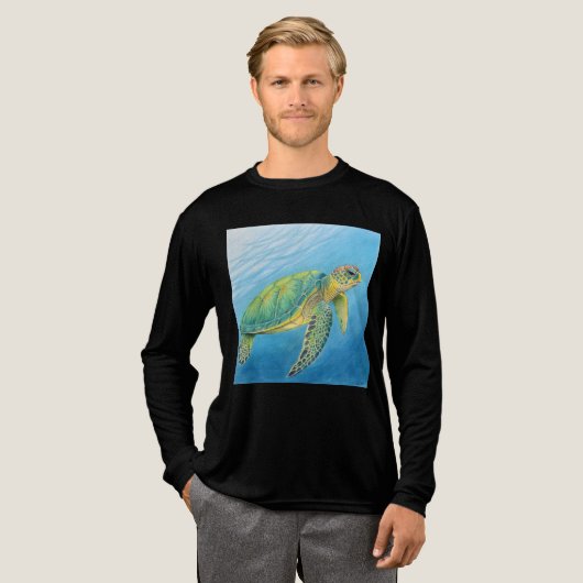 Schoonheid van de schildpad Tri-Blend shirt (Voorkant)