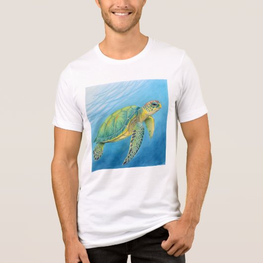 Schoonheid van de schildpad Tri-Blend shirt (Voorkant)
