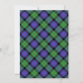 Schoonheid van de Tartan Clan Blair Schotse Plaid (Achterkant)