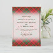 Schoonheid van de tartan Clan Grant Schotse Plaid (Staand voorkant)