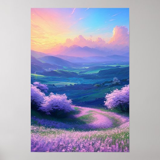 Schoonheid van de vallei poster (Voorkant)